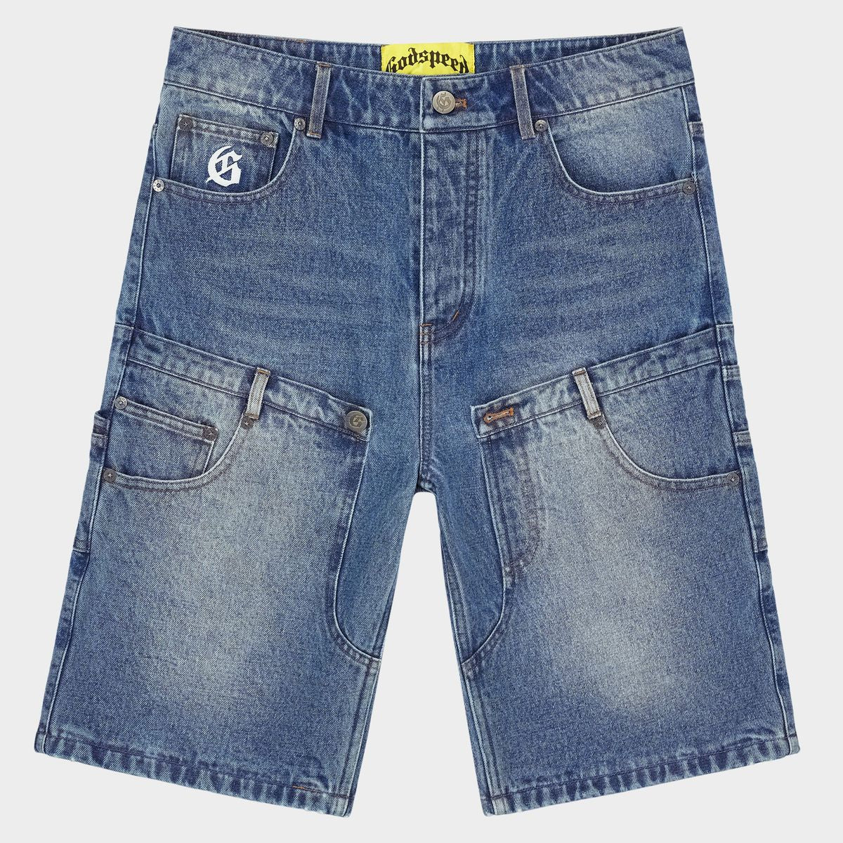 Godspeed Twin Panel Denim Short Blue