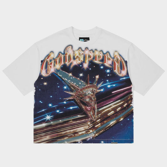 Godspeed Liberty Cruiser T-shirt White