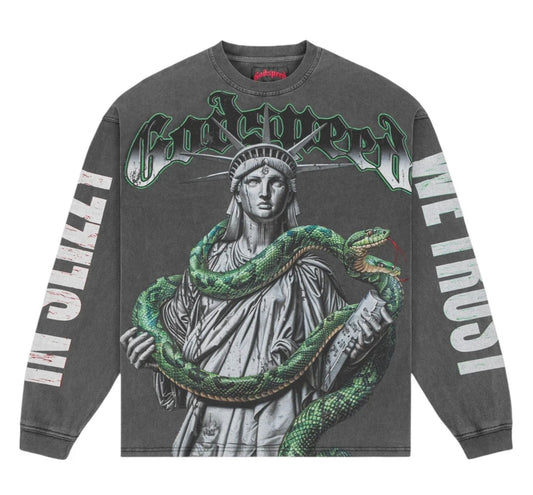 Godspeed Top 5 Slizzy L/S Grey Wash