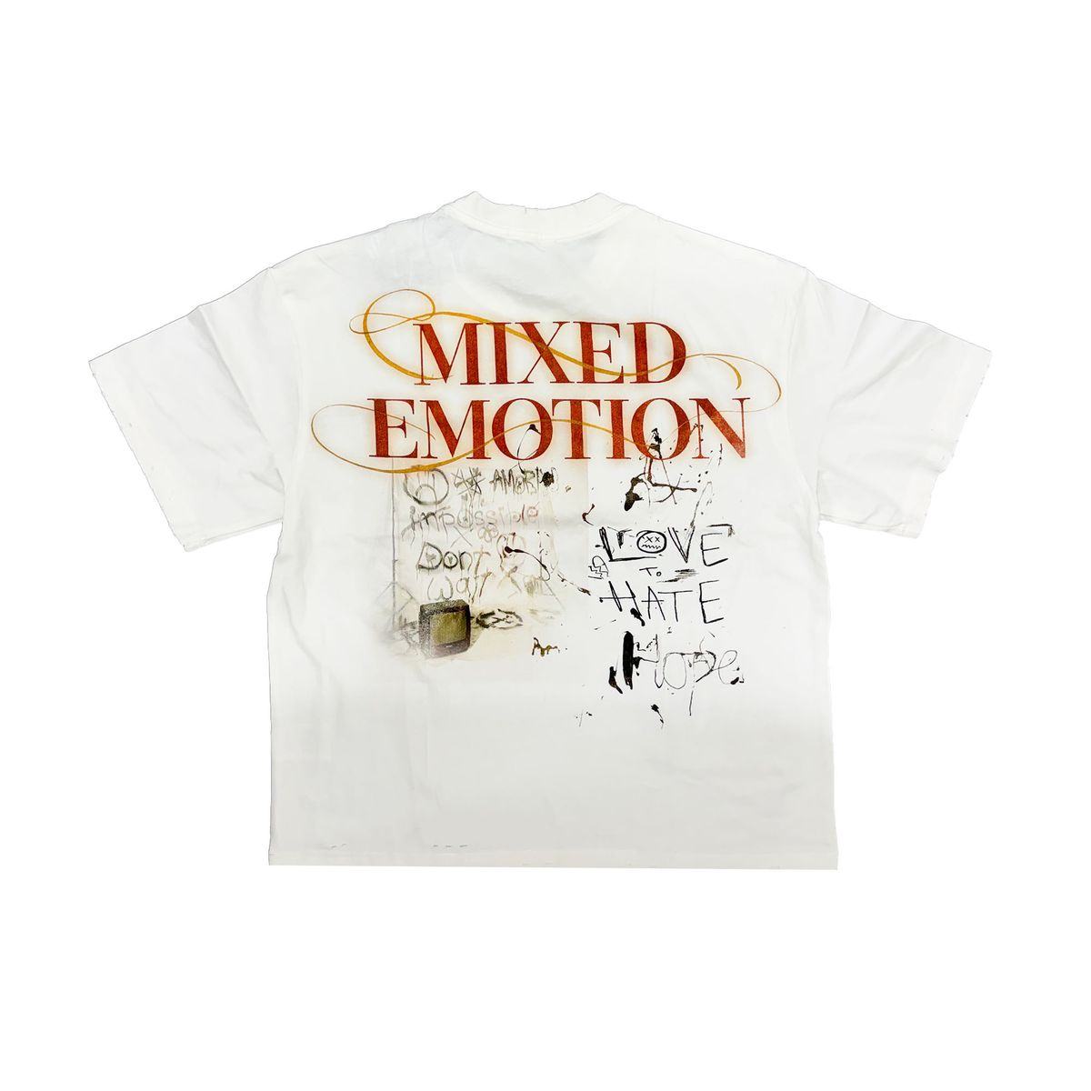 Mixed Emotion White Deja Vu Tee