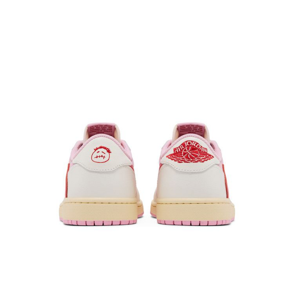 Jordan 1 Low X Travis Scott Sail Tropical Pink