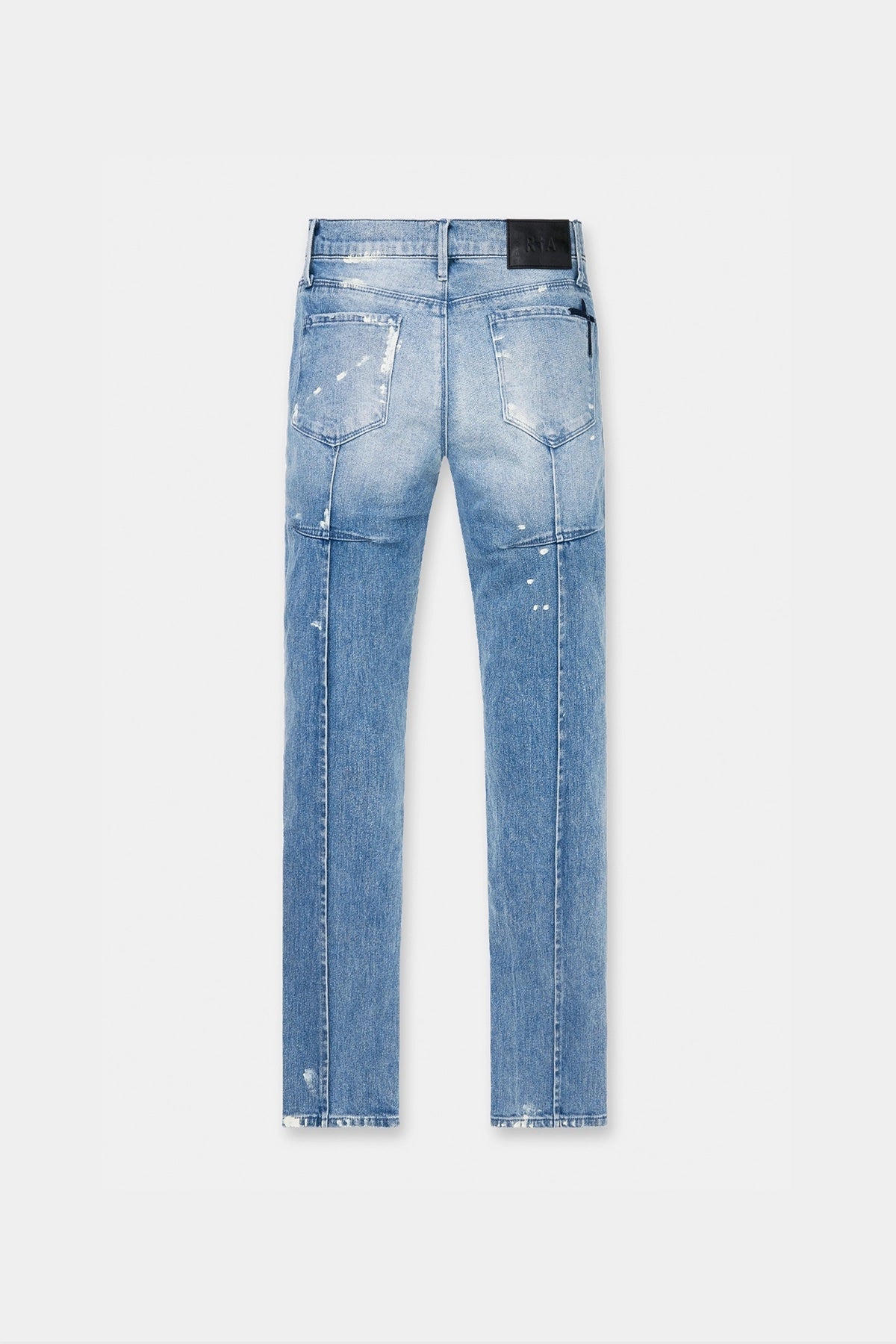 RTA Clayton Jean Distressed White Paint/Blue