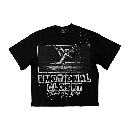 Mixed Emotion Black Scar Tee