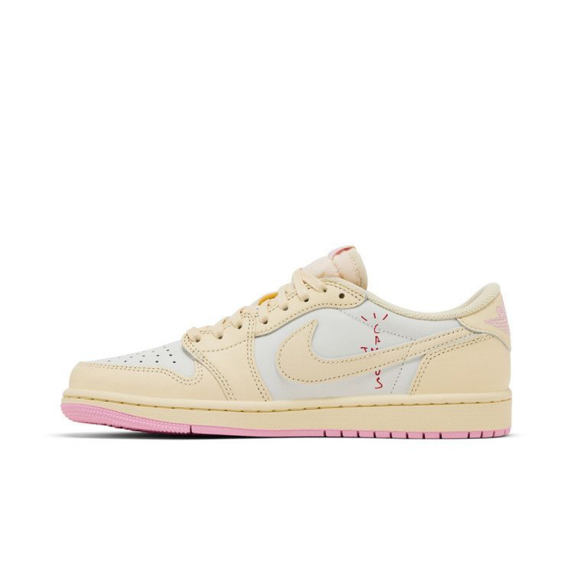 Jordan 1 Low X Travis Scott Shy Pink