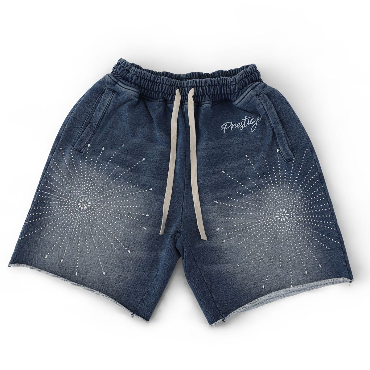 Prestige Blue Star Rhinestone Shorts