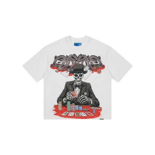 Godspeed High Stakes T-Shirt NG White