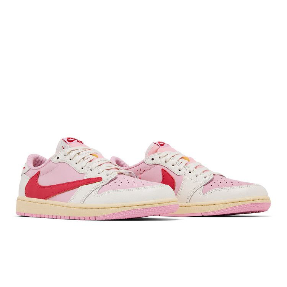 Jordan 1 Low X Travis Scott Sail Tropical Pink