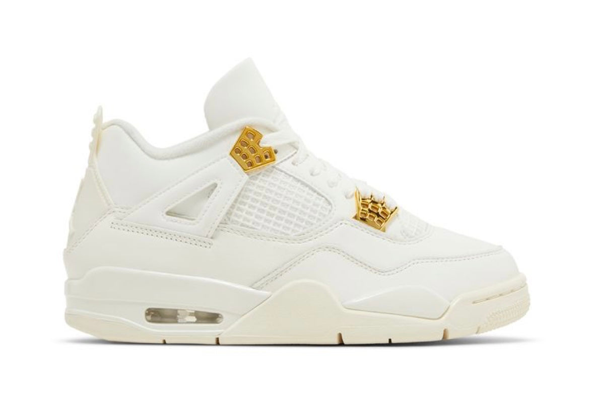 Jordan 4 Retro Metallic Gold Wmns