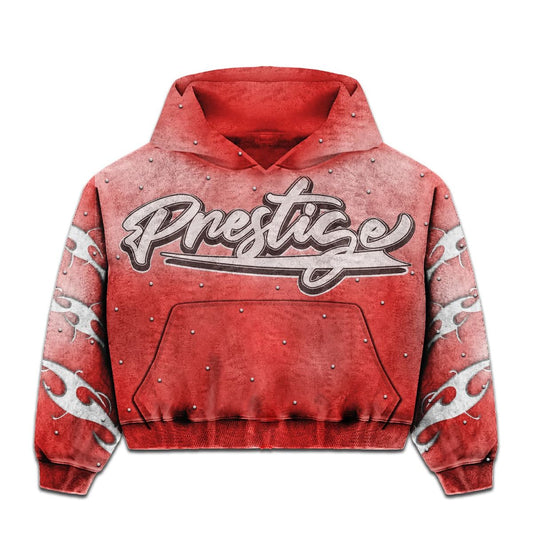 Prestige Flame Hoodie “Red”