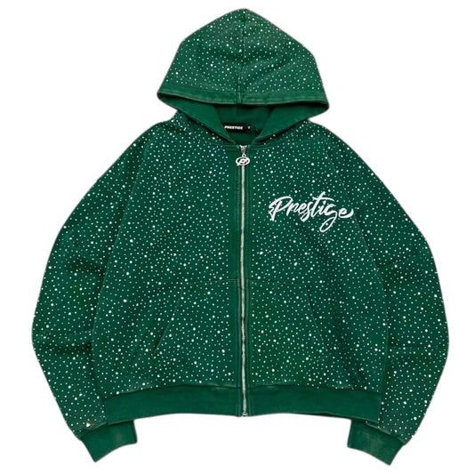 Prestige Diamond Hoodie Green