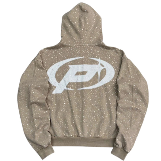 Prestige Diamond Hoodie Tan