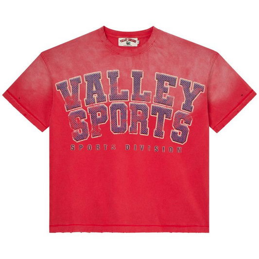 Vale Forever Sports Division Tee Red Burn
