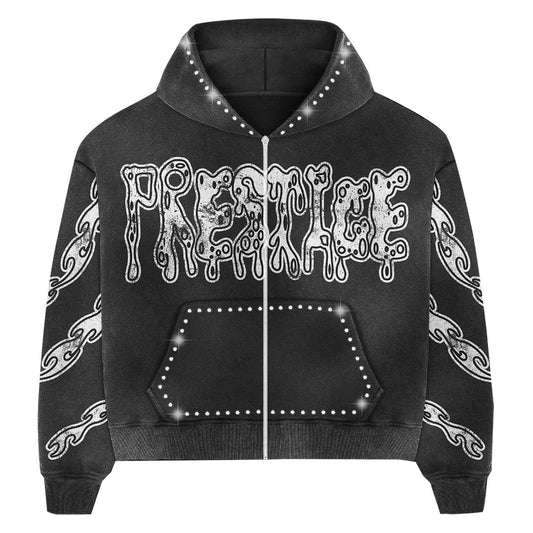 Prestige Black Drippy Hoodie