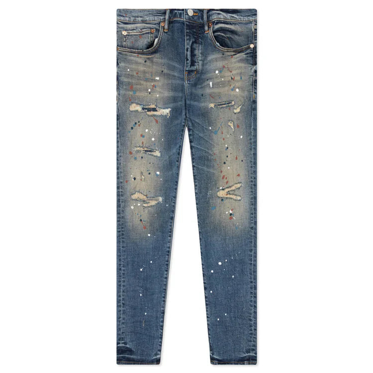 Purple Brand Jeans Indigo Paint Repair