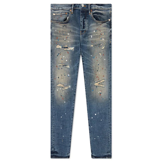 Purple Brand Jeans Indigo Paint Repair
