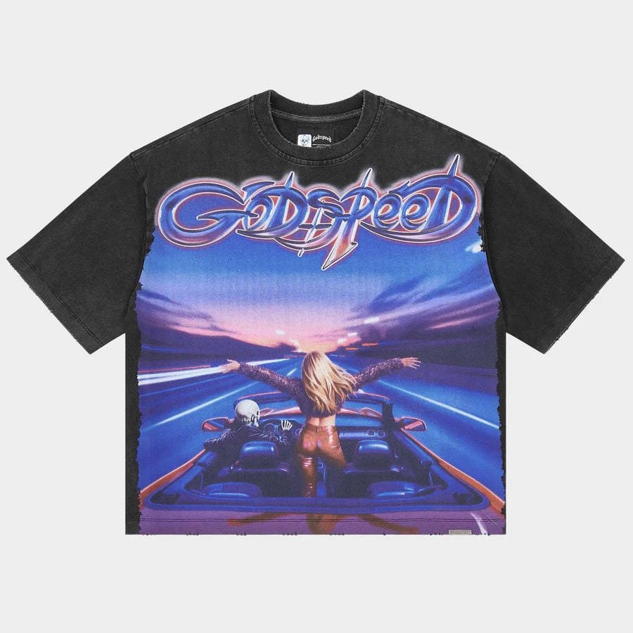Godspeed FUN T-Shirt - Black Wash