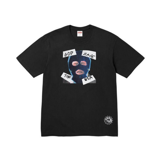 Supreme God Save Us Tee Black
