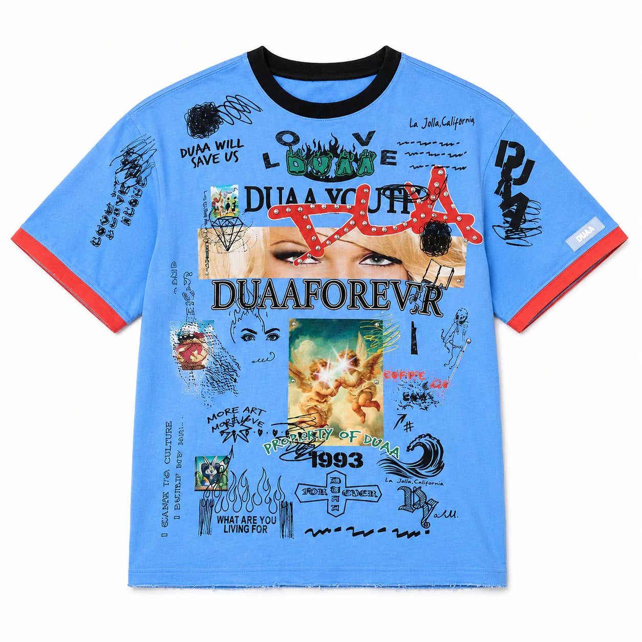 DUAA Thoughts Tee Blue
