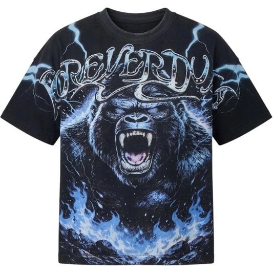 Duaa Electric Tee Black