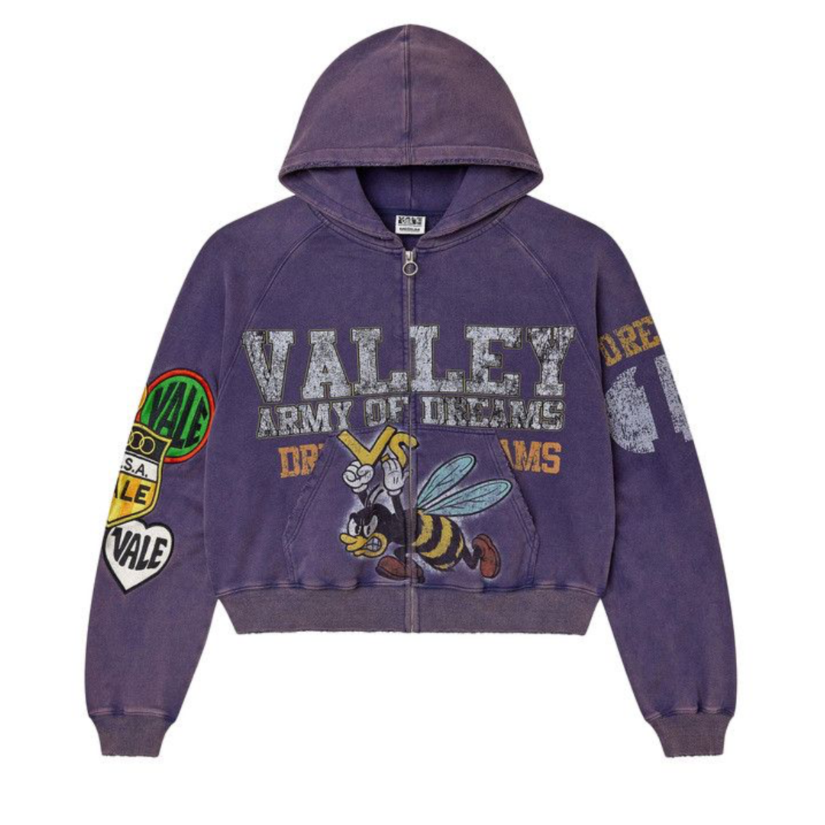 Vale Forever Army Zip Up Navy