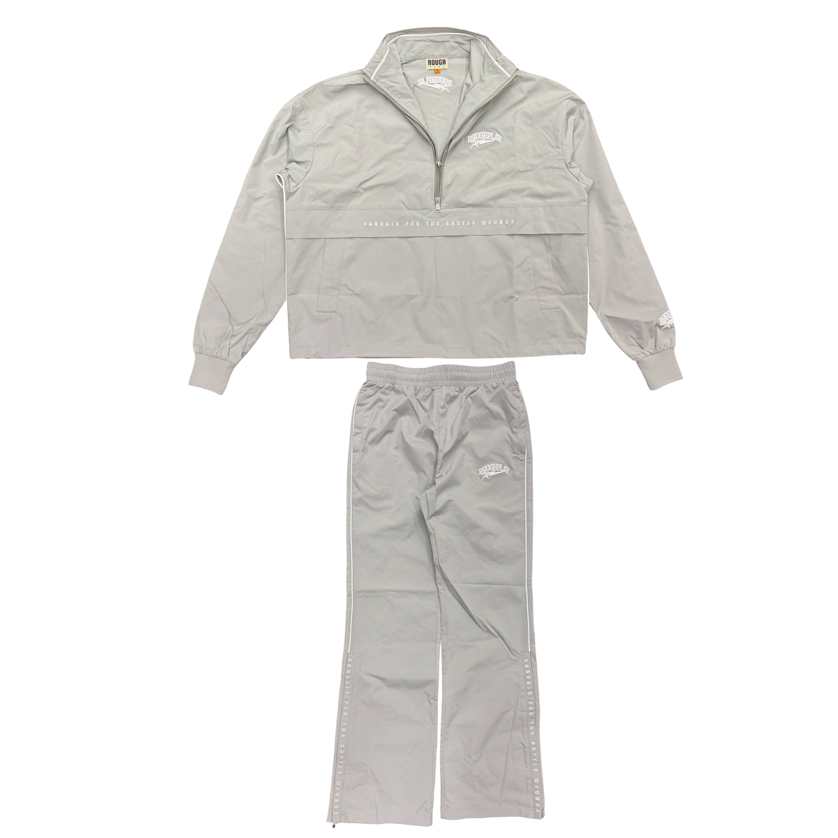Roughplay Grey Quarter Zip Set