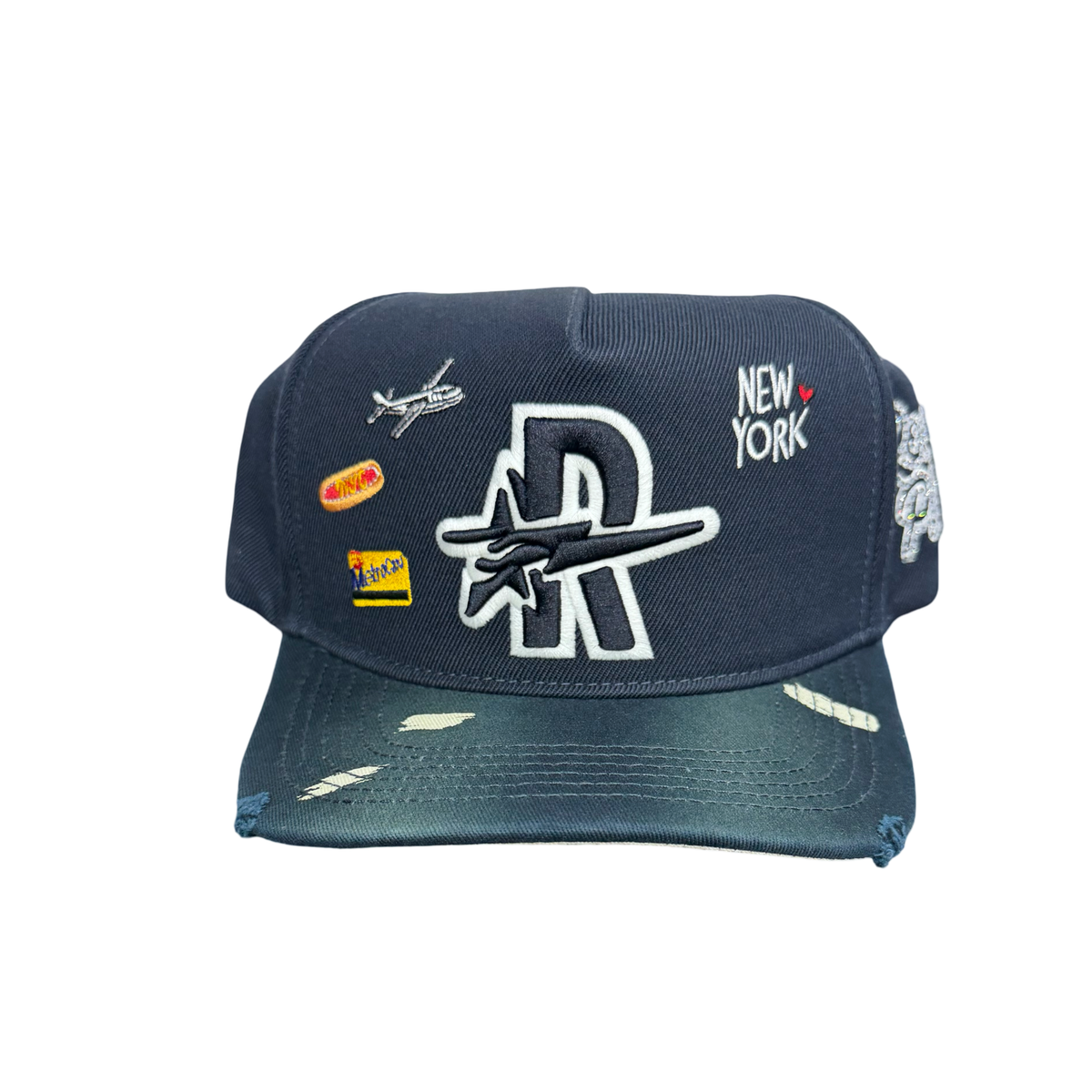 Roughplay Black/White NYC Snapback