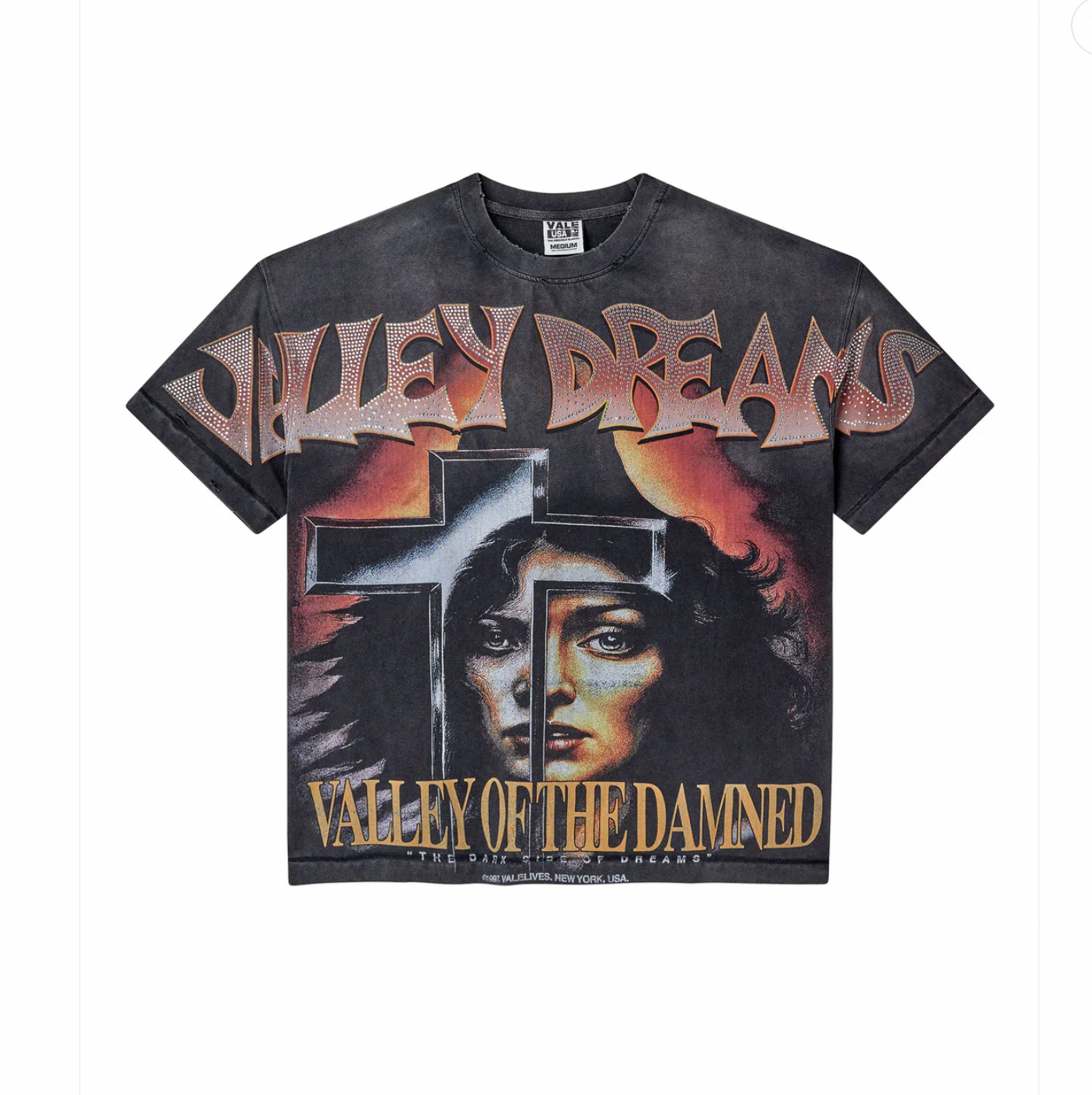 VALE FOREVER DAMNED BLING TEE