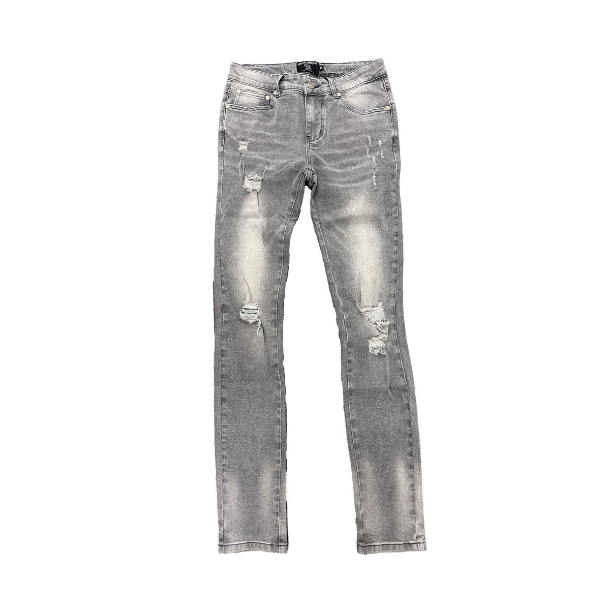 Mixed Emotion Grey 001 Denim