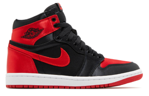 Jordan 1 Retro High OG Satin Bred (Womens)