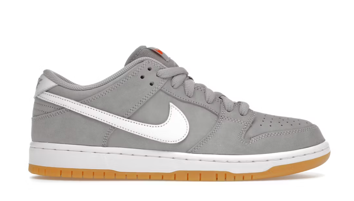 Nike SB Dunk Low Pro ISO Orange Label Wolf Grey Gum