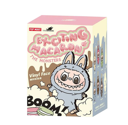 Labubu THE MONSTERS Exciting Macaron Vinyl Face Sealed Single Blind Box 'Mystery'