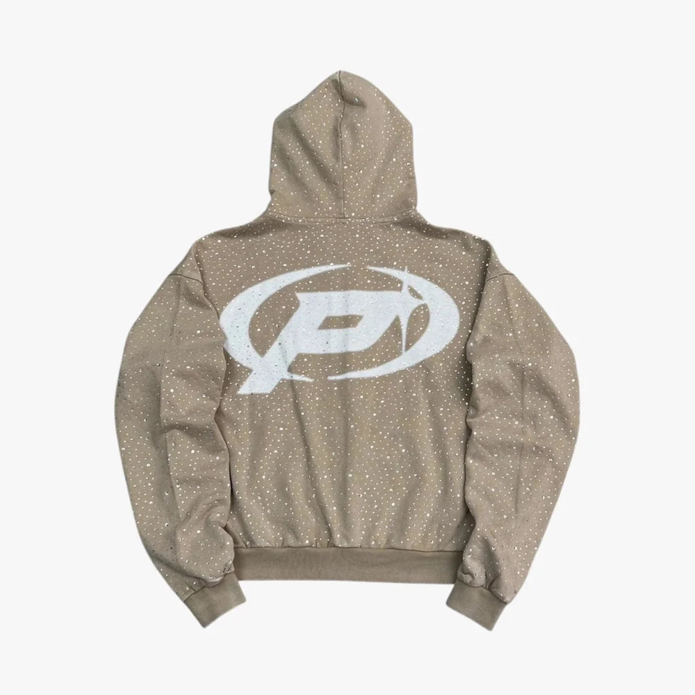 Prestige Diamond Hoodie Tan