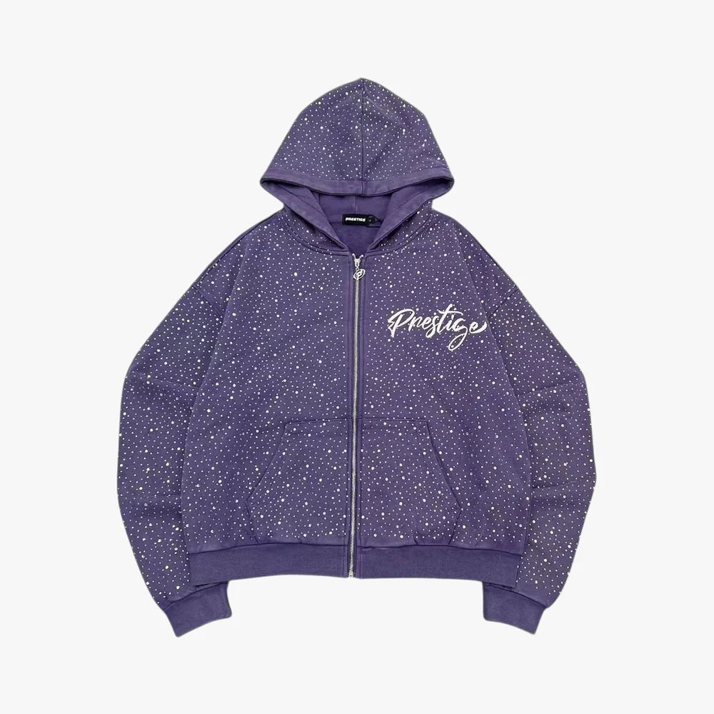 Prestige Diamond Hoodie Purple