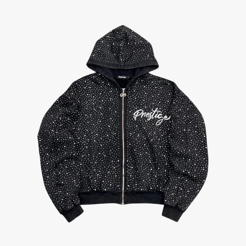 Prestige Diamond Hoodie Black