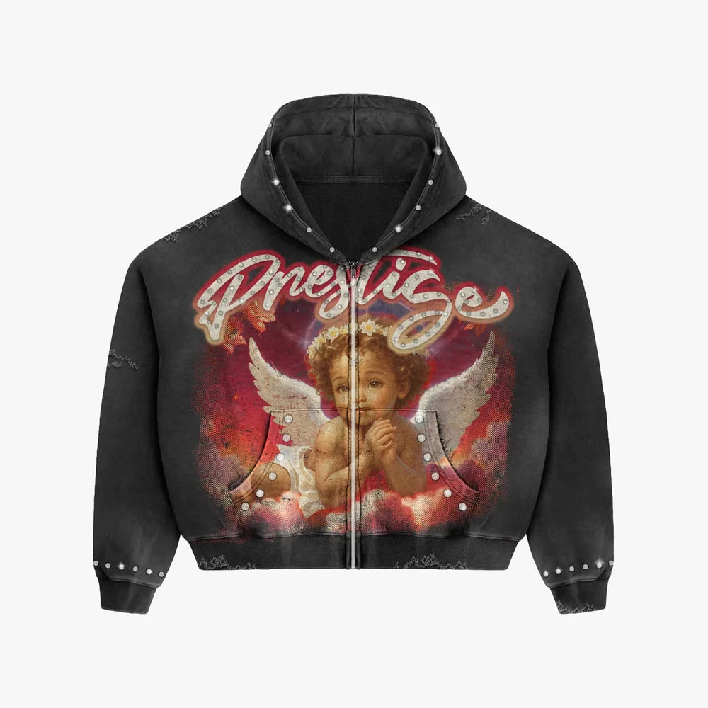 Prestige Angel Hoodie Black/Red