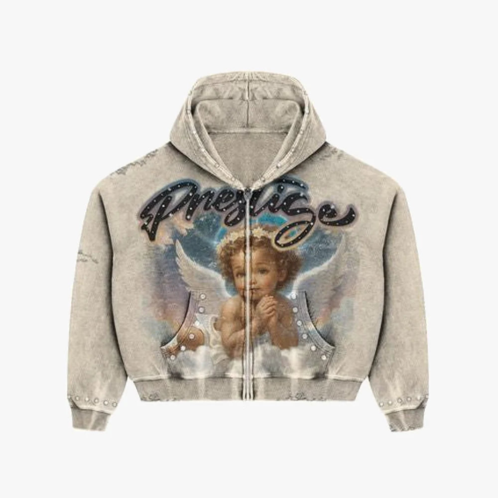 Prestige Angel Hoodie Cream