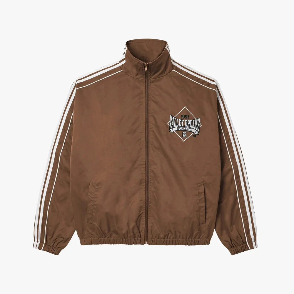Vale Forever Chocolate Stripe Track Jacket