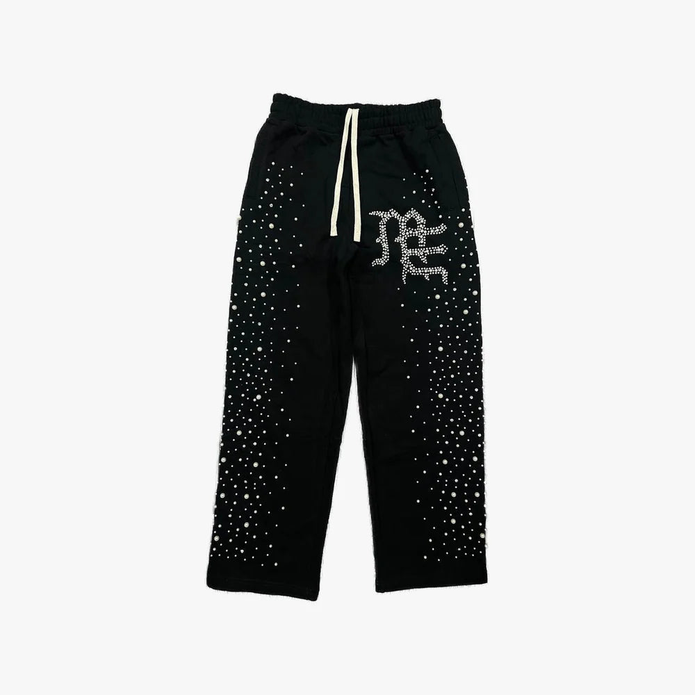 Mixed Emotion Black Pearl Sweatpants