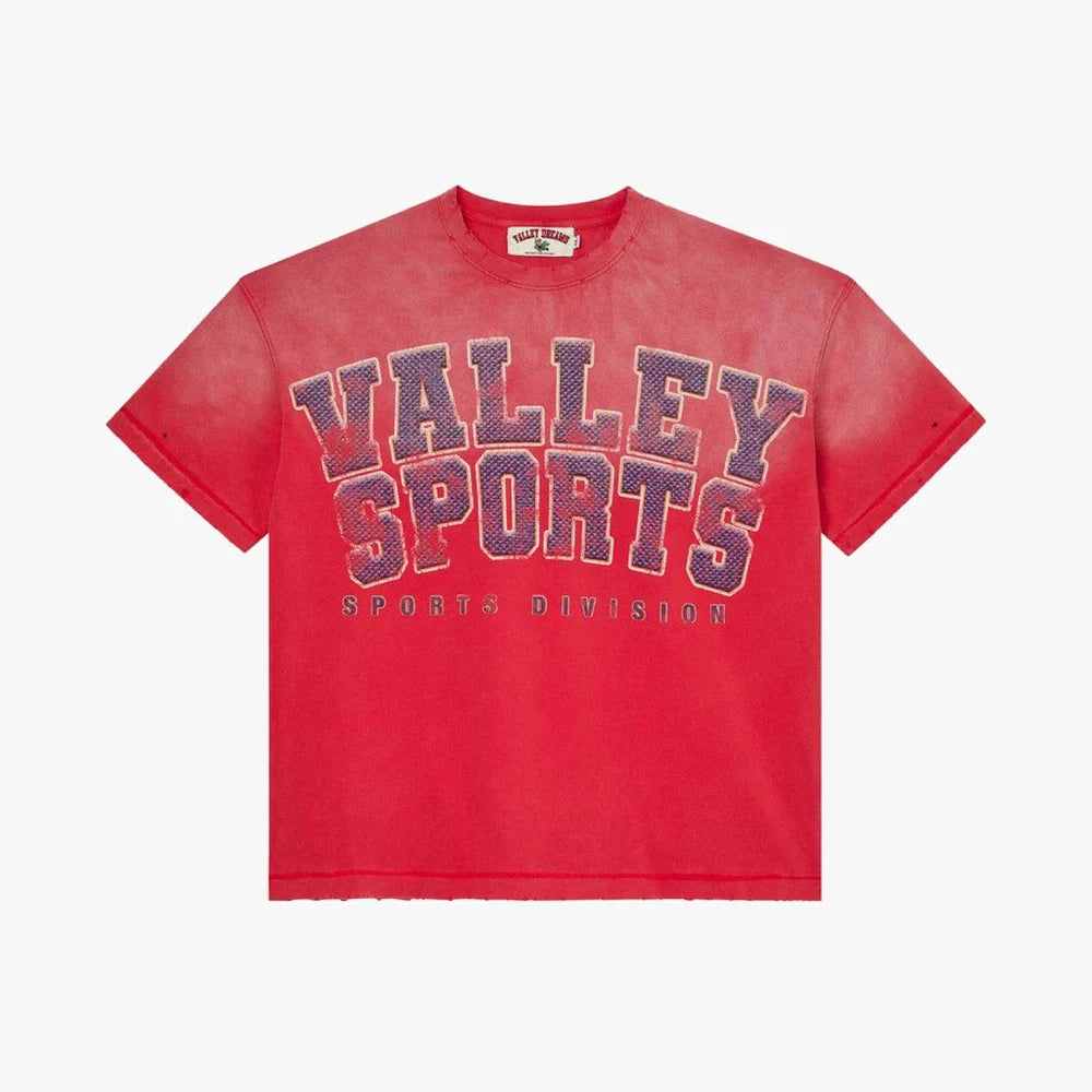 Vale Forever Sports Division Tee Red Burn