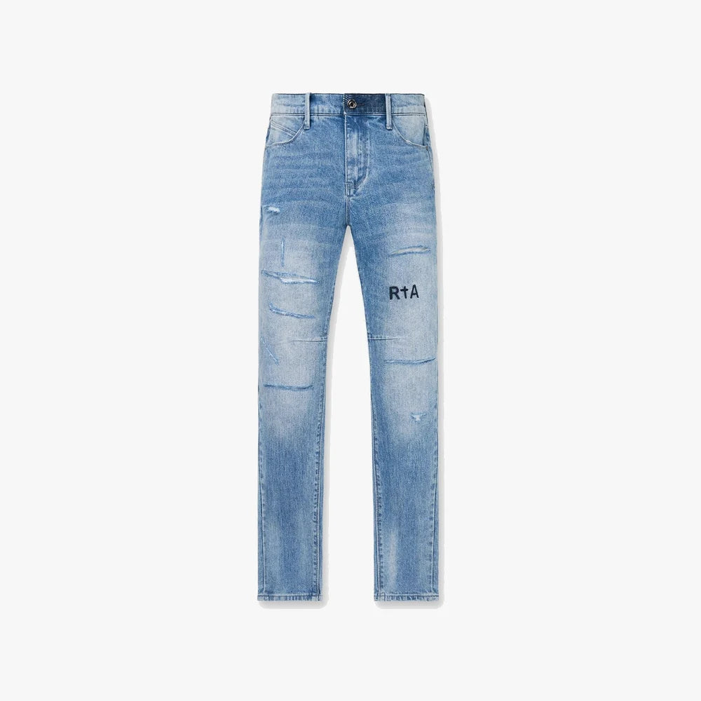 RTA Bryant Skinny Denim Jeans Pant Vintage Blue