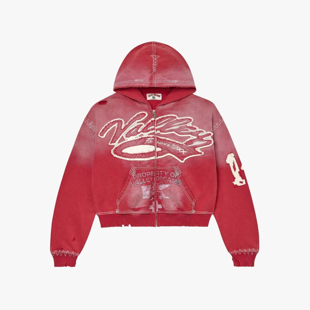 Vale Forever Zip Up Religion Burn Red