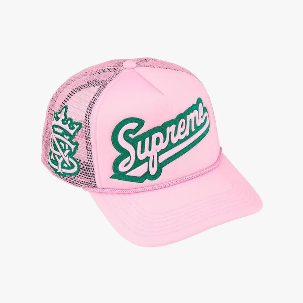 Supreme University Mesh Back 5-Panel Pink