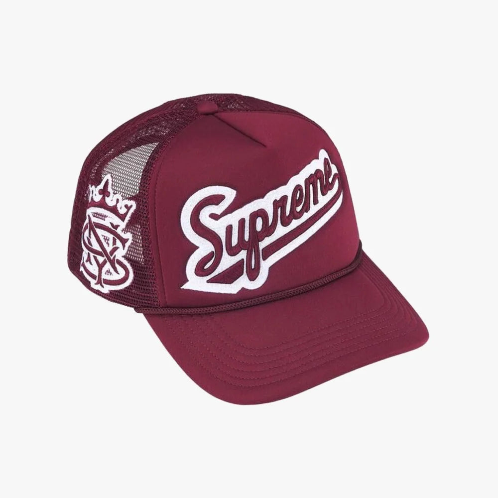 Supreme University Mesh Back 5-Panel Maroon