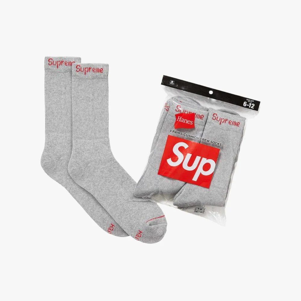 Supreme Hanes Socks (4 Pack)