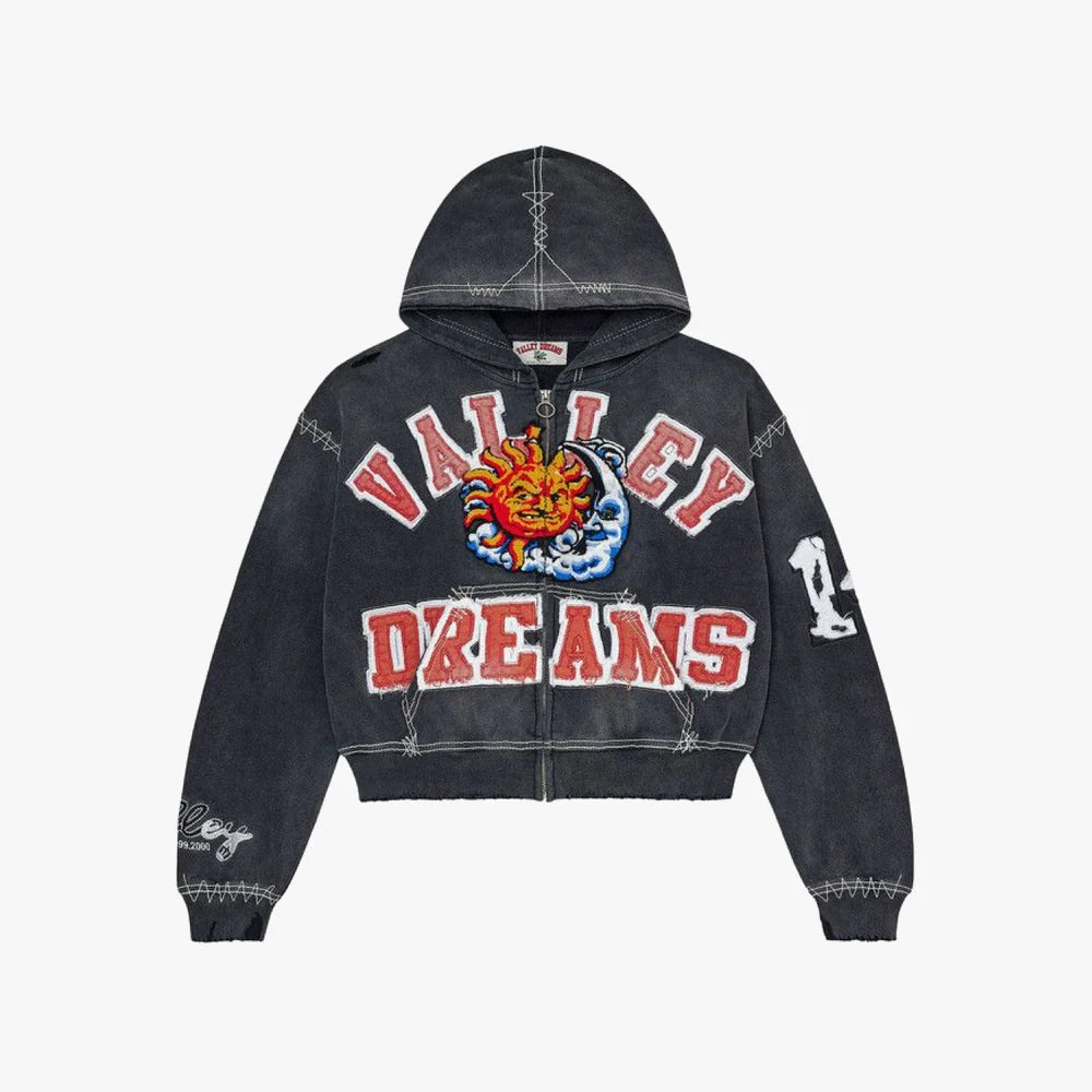 Vale Forever Sunny Zip Up 'Black'