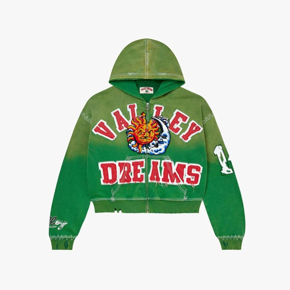 Vale Forever Sunny Zip Up 'Green'