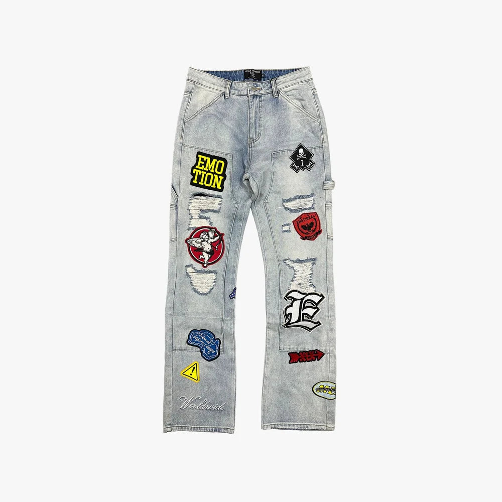 Mixed Emotion Workers Jeans