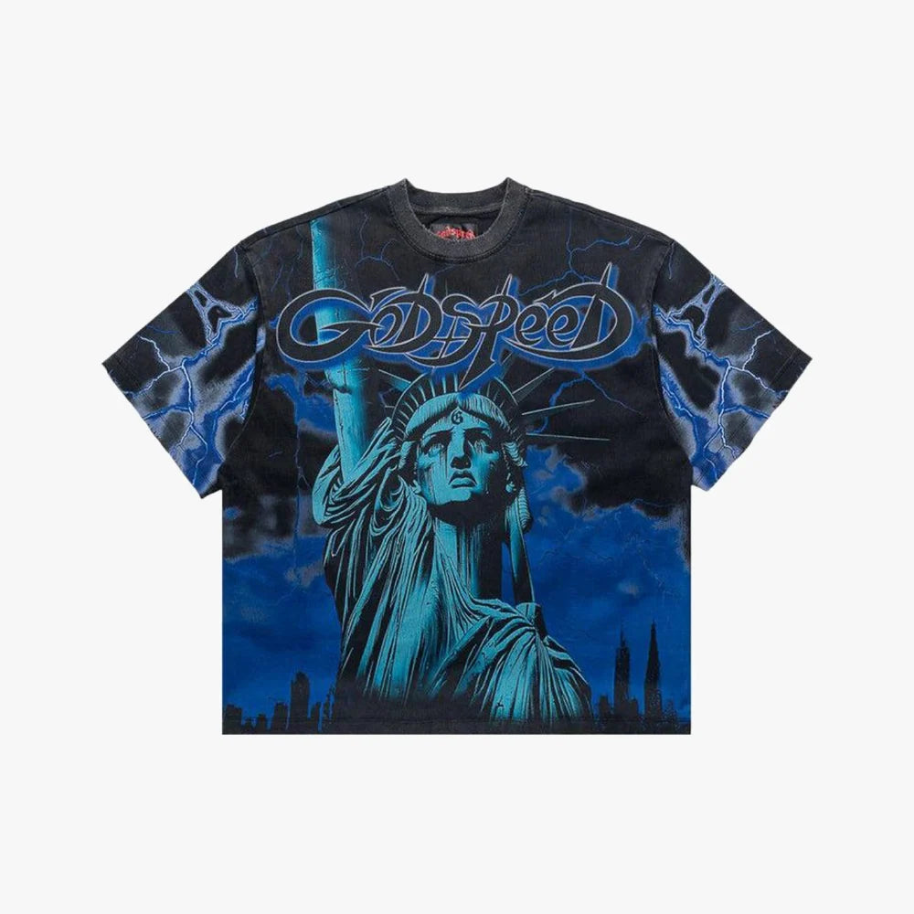 Godspeed LA Blue Voltage T-shirt