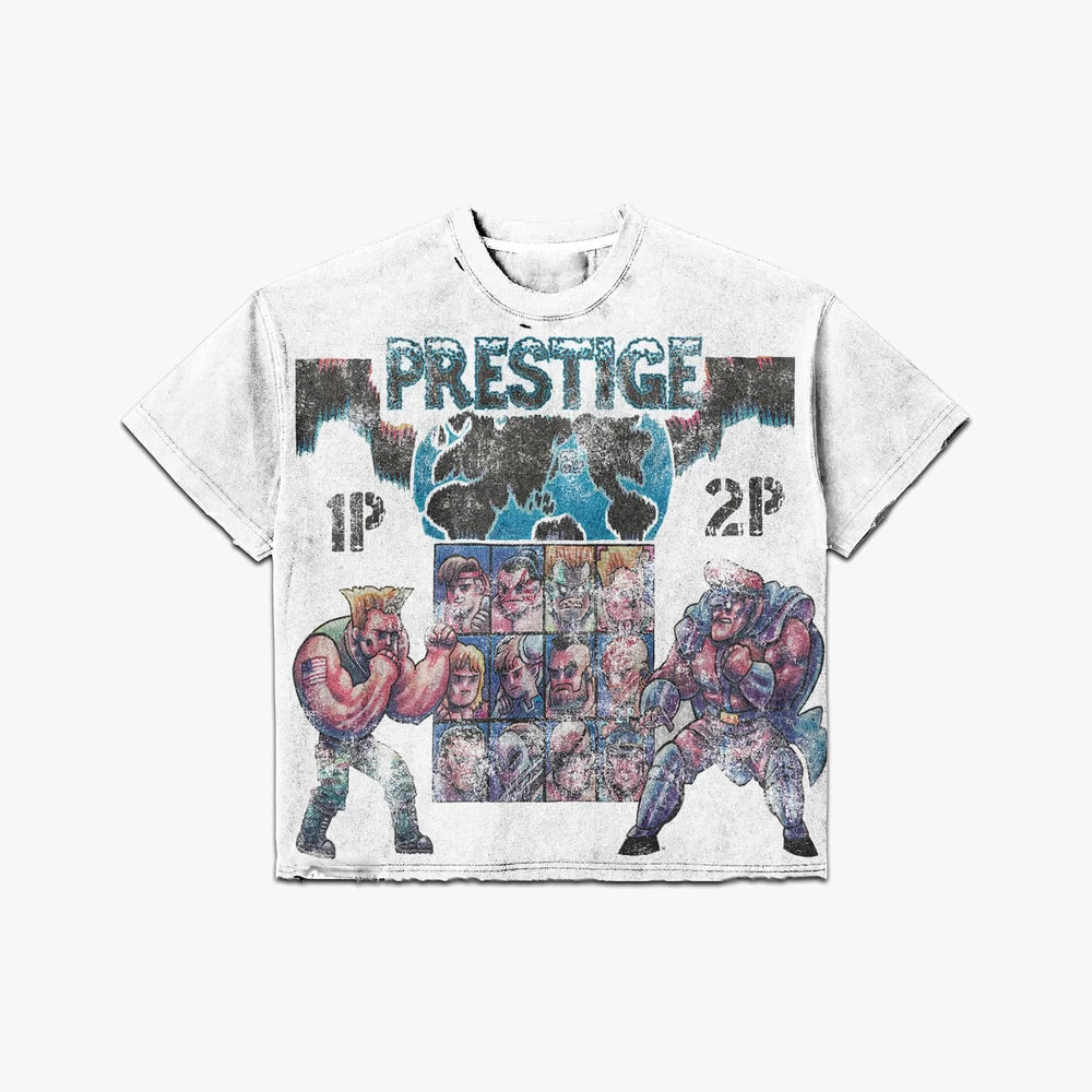 Prestige Combat White Tee