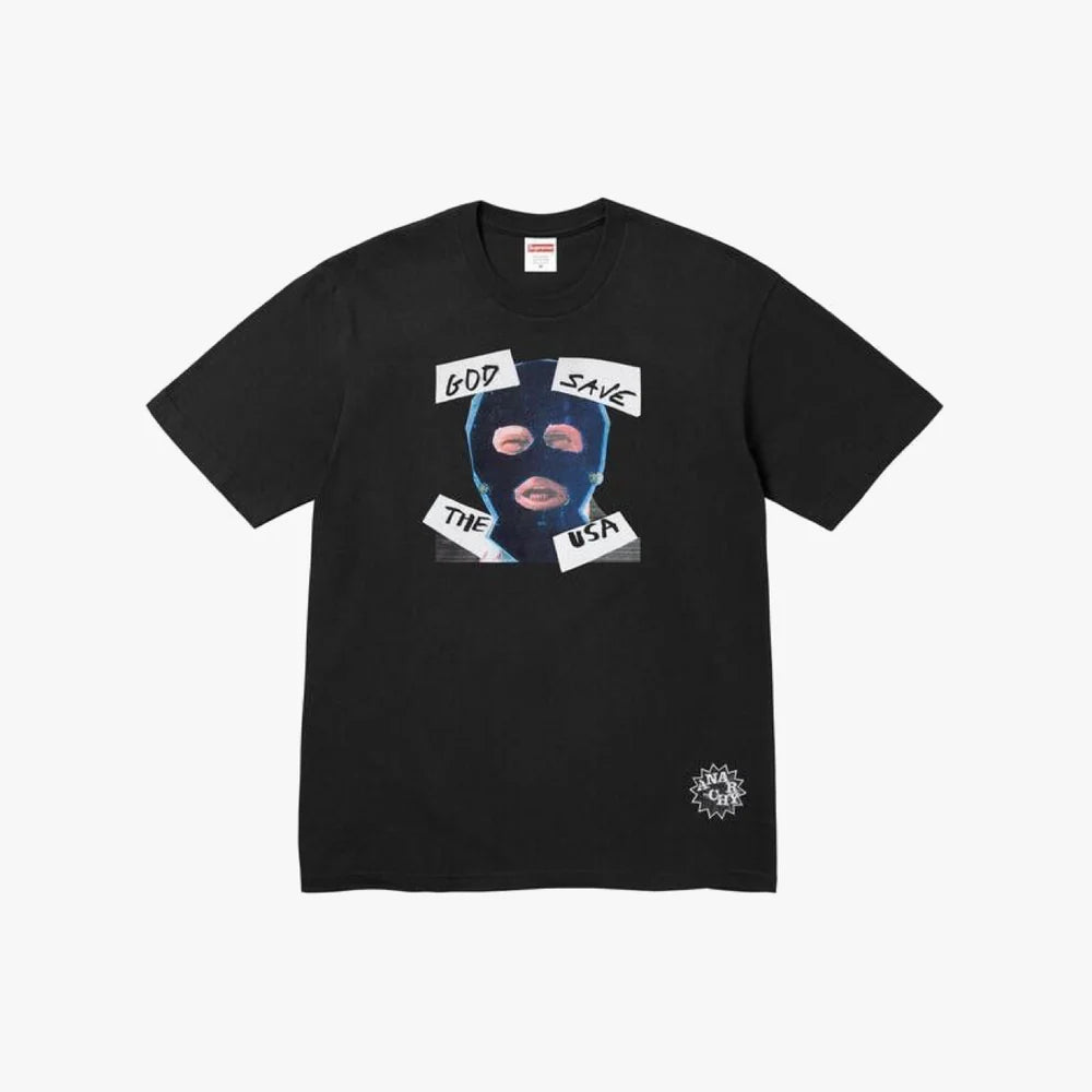 Supreme God Save Us Tee Black